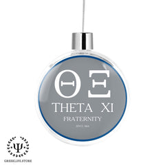 Theta Xi Christmas Ornament Santa Magic Key