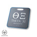 Theta Xi Luggage Bag Tag (square) - greeklife.store