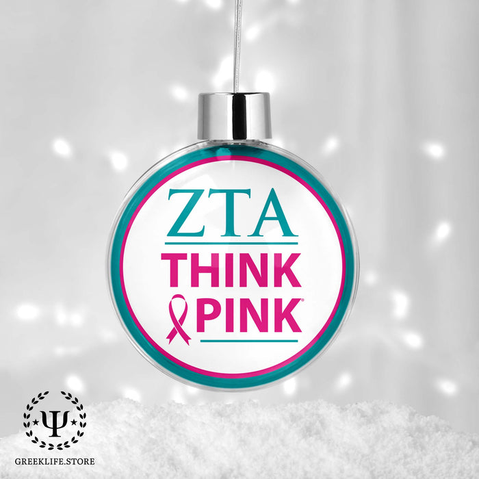 Zeta Tau Alpha Christmas Ornament - Ball