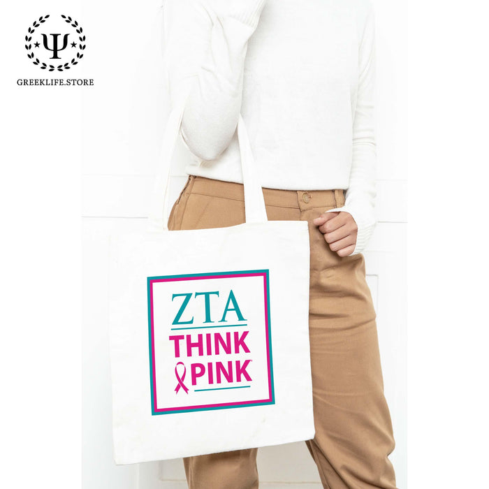 Zeta Tau Alpha Canvas Tote Bag - greeklife.store
