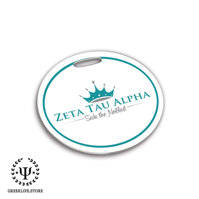 Zeta Tau Alpha Luggage Bag Tag (round) - greeklife.store