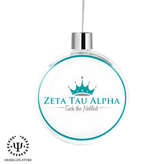 Zeta Tau Alpha Luggage Bag Tag (round)