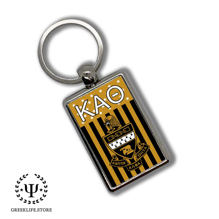 Kappa Alpha Theta Keychain Rectangular
