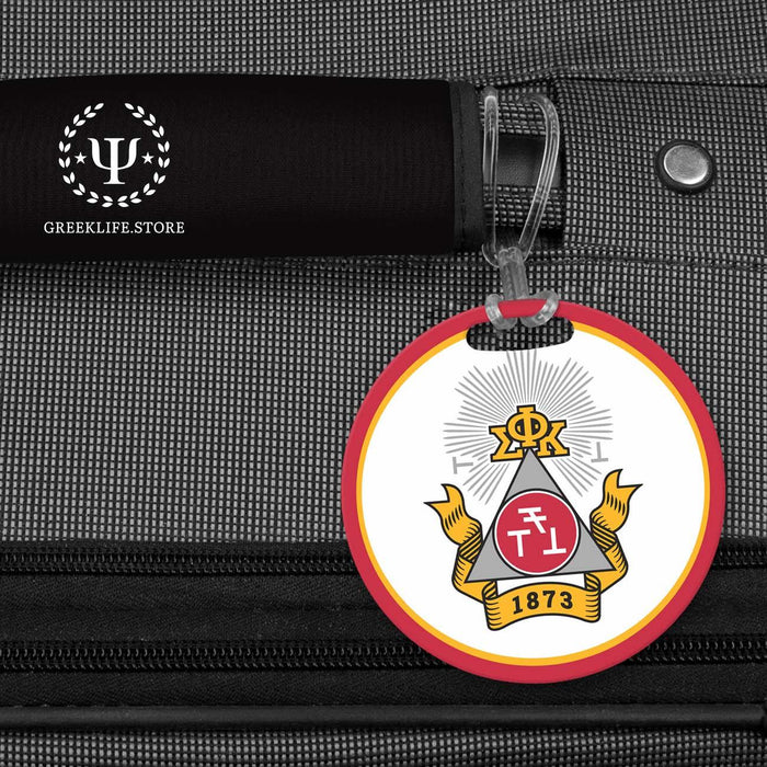Phi Sigma Kappa Luggage Bag Tag (round) - greeklife.store