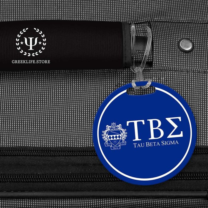Tau Beta Sigma Luggage Bag Tag (round) - greeklife.store