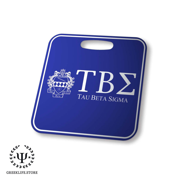 Tau Beta Sigma Luggage Bag Tag (square) - greeklife.store