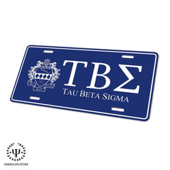 Tau Beta Sigma Decorative License Plate