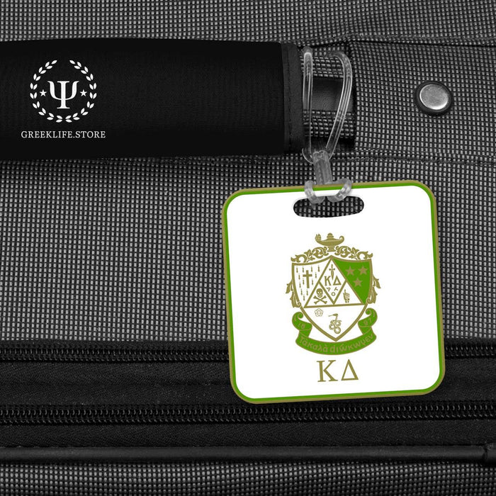 Kappa Delta Luggage Bag Tag (square) - greeklife.store