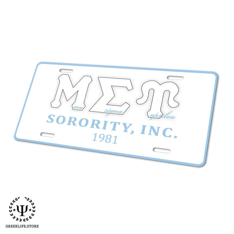 Mu Sigma Upsilon Decorative License Plate