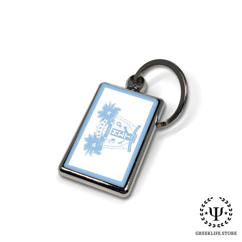Mu Sigma Upsilon Keychain Rectangular