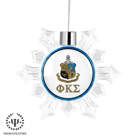 Phi Kappa Sigma Christmas Ornament - Snowflake