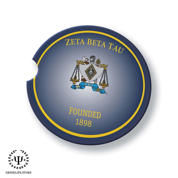 Zeta Beta Tau Car Cup Holder Coaster (Set of 2) - greeklife.store