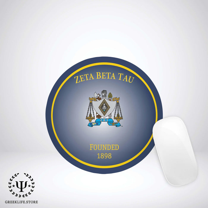 Zeta Beta Tau Mouse Pad Round - greeklife.store