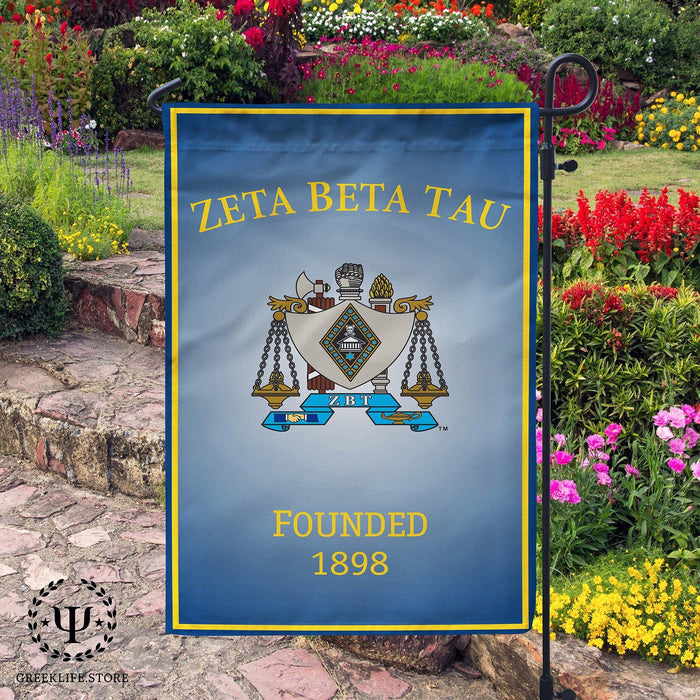 Zeta Beta Tau Garden Flags - greeklife.store