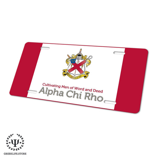 Alpha Chi Rho Decorative License Plate - greeklife.store