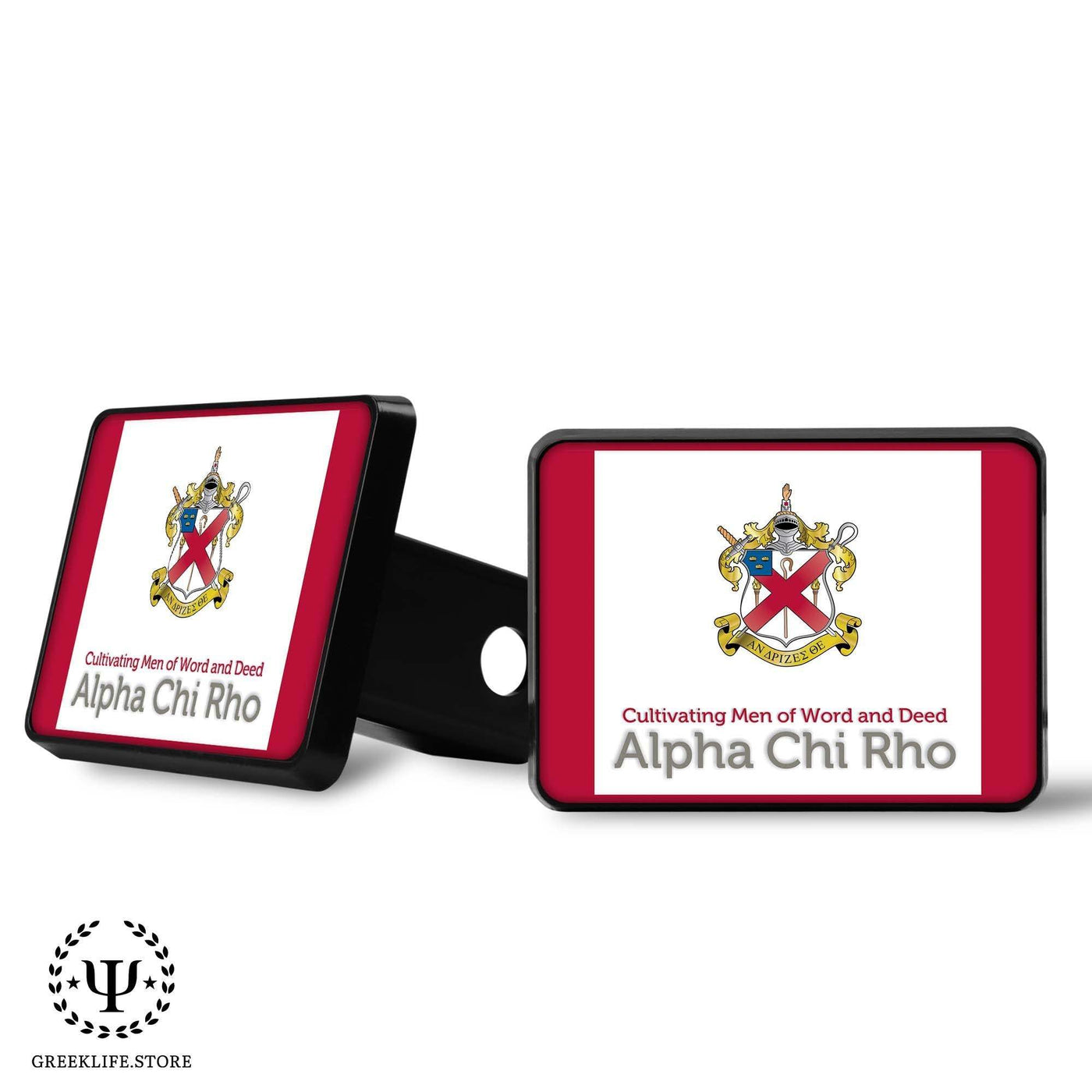 Alpha Chi Rho Hitch Cover - Licensed Greek Car Decor — GreekLife.Store