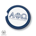 Alpha Phi Omega Car Cup Holder Coaster (Set of 2) - greeklife.store