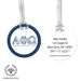 Alpha Phi Omega Luggage Bag Tag (round) - greeklife.store