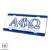 Alpha Phi Omega Decorative License Plate - greeklife.store