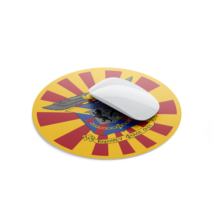 Delta Kappa Epsilon Mouse Pad Round