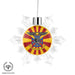 Delta Kappa Epsilon Christmas Ornament - Snowflake - greeklife.store