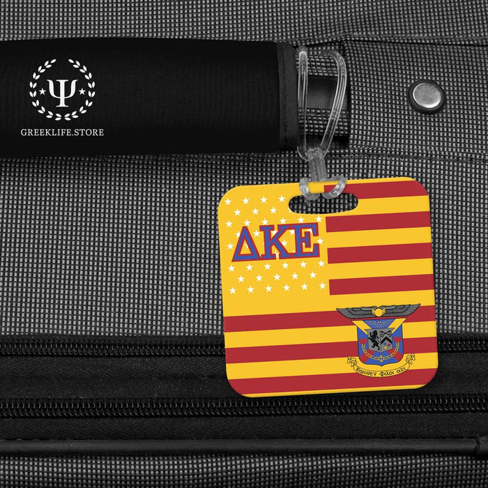 Delta Kappa Epsilon Luggage Bag Tag (square) - greeklife.store