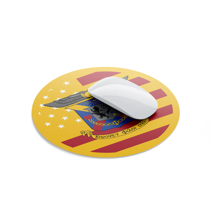 Delta Kappa Epsilon Mouse Pad Round