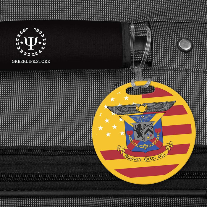 Delta Kappa Epsilon Luggage Bag Tag (round) - greeklife.store