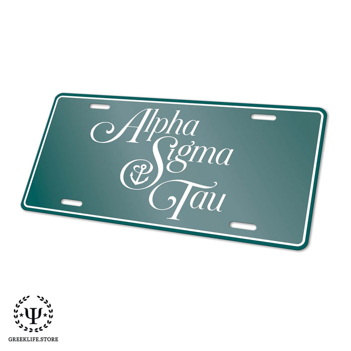 Alpha Sigma Tau Decorative License Plate - greeklife.store
