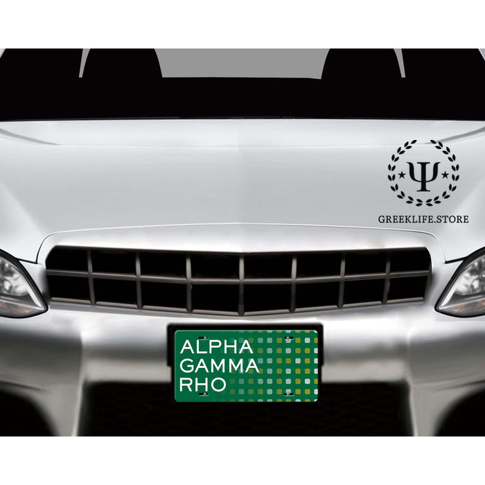 Alpha Gamma Rho Decorative License Plate - greeklife.store