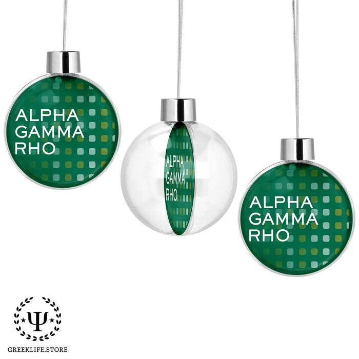 Alpha Gamma Rho Christmas Ornament - Ball