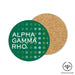Alpha Gamma Rho Beverage coaster round (Set of 4) - greeklife.store