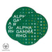 Alpha Gamma Rho Beverage coaster round (Set of 4) - greeklife.store
