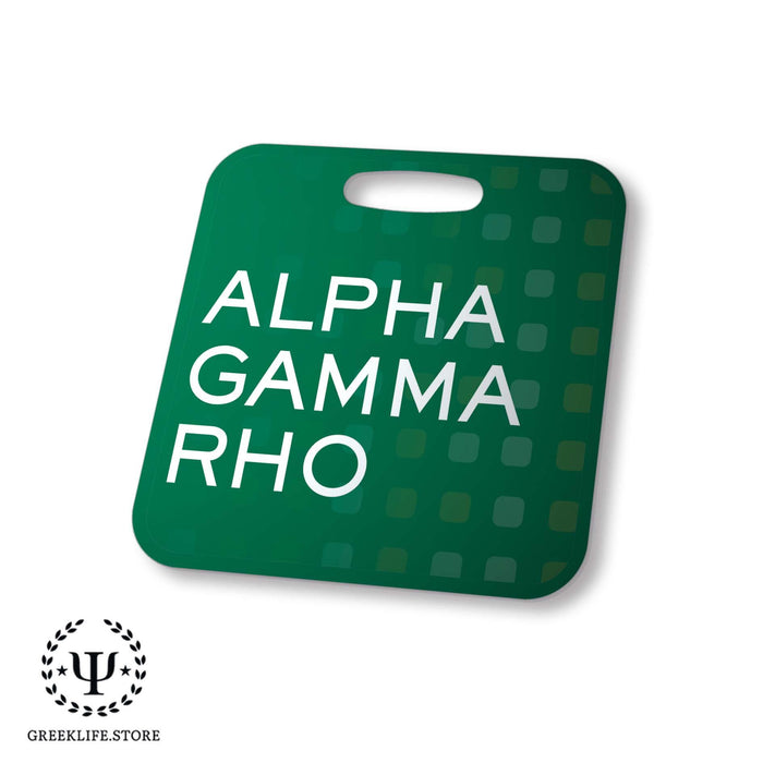 Alpha Gamma Rho Luggage Bag Tag (square) - greeklife.store
