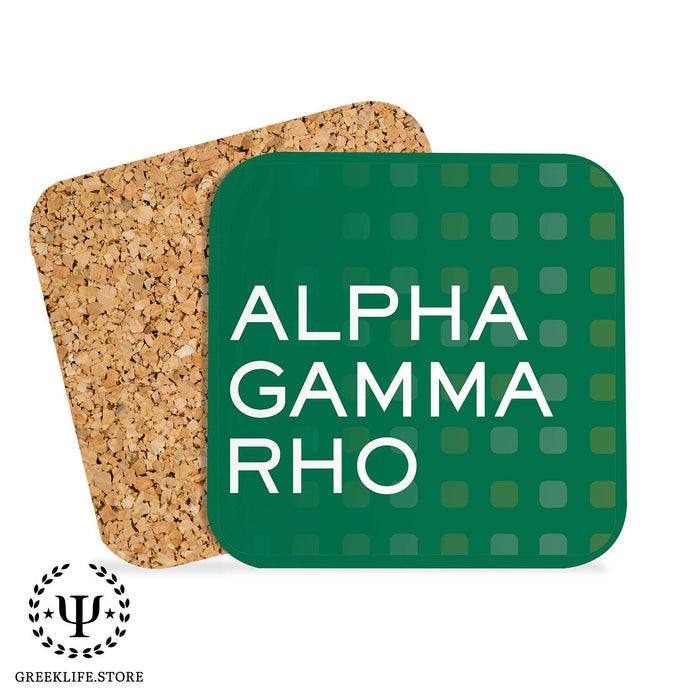 Alpha Gamma Rho Beverage Coasters Square (Set of 4) - greeklife.store