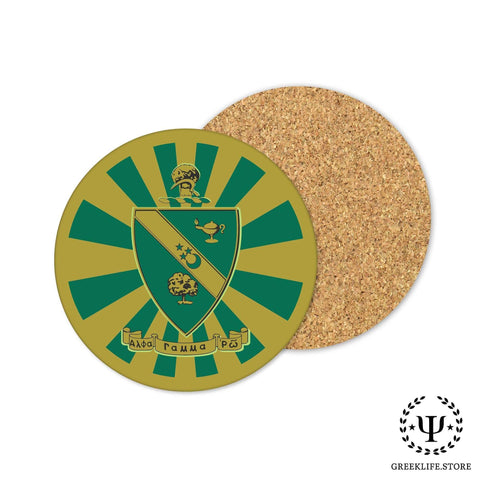 Alpha Gamma Rho Beverage Coasters Round (Set of 4)