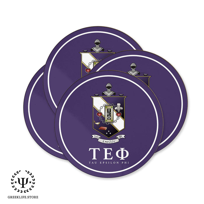 Tau Epsilon Phi Beverage coaster round (Set of 4)