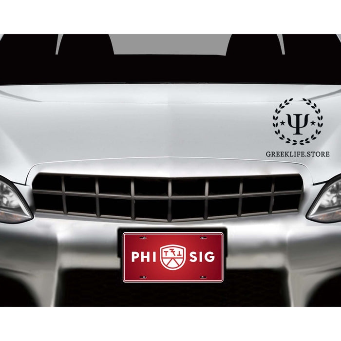 Phi Sigma Kappa Decorative License Plate