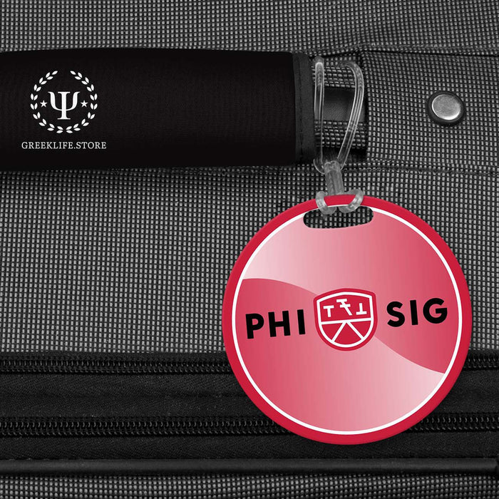 Phi Sigma Kappa Luggage Bag Tag (round)