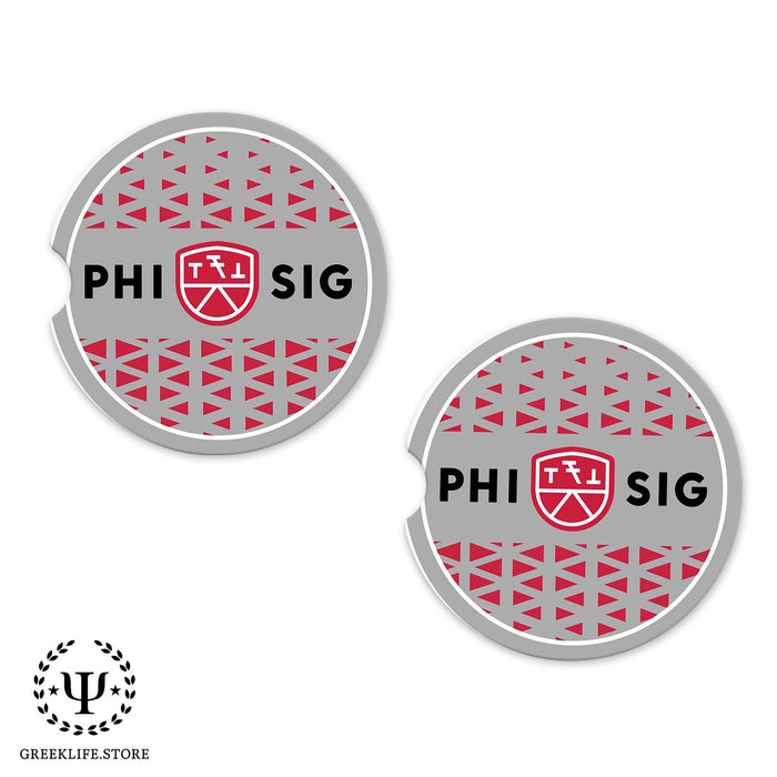 Phi Sigma Kappa Car Cup Holder Coaster (Set of 2)