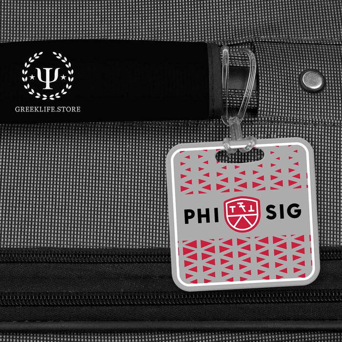 Phi Sigma Kappa Luggage Bag Tag (square)