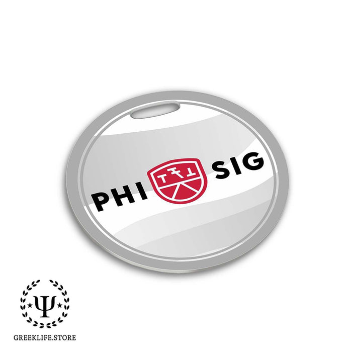 Phi Sigma Kappa Luggage Bag Tag (round)