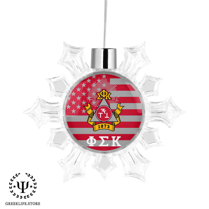 Phi Sigma Kappa Christmas Ornament - Snowflake