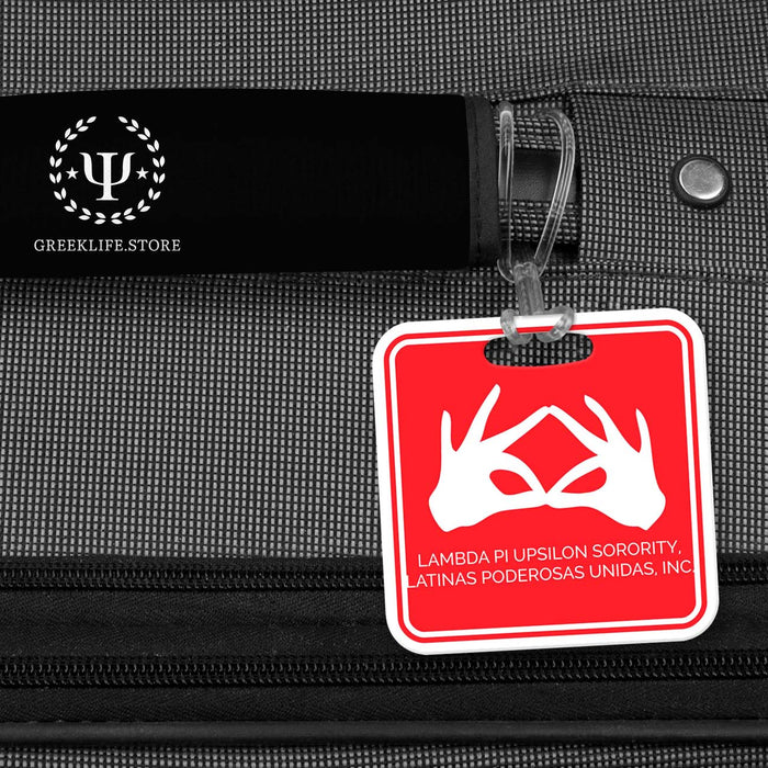 Lambda Pi Upsilon Luggage Bag Tag (square)