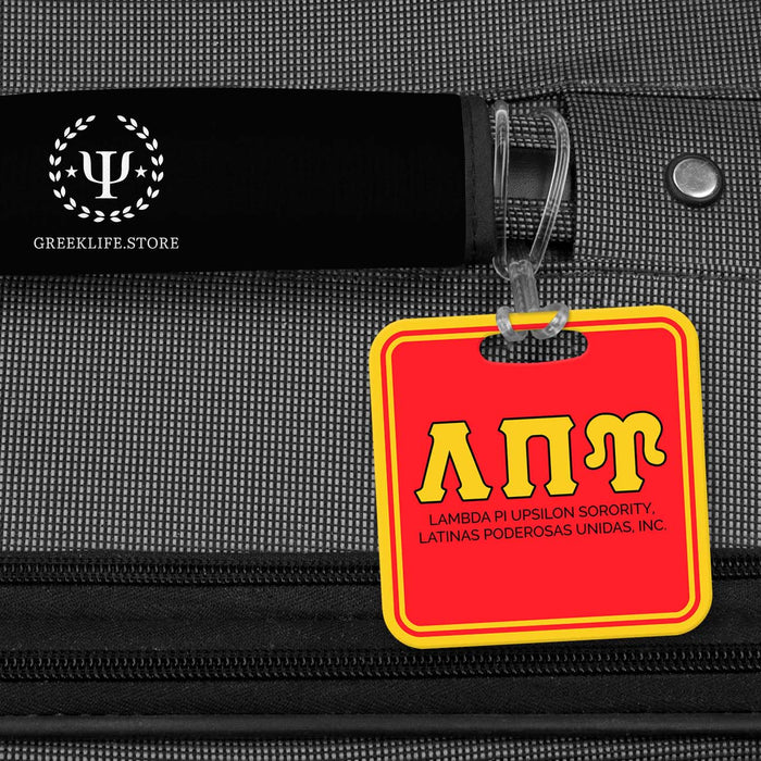 Lambda Pi Upsilon Luggage Bag Tag (square)
