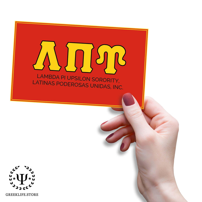 Lambda Pi Upsilon Decal Sticker