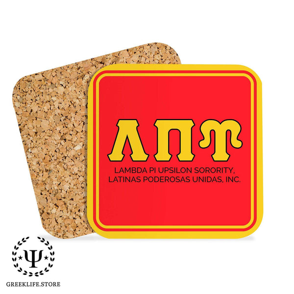 Lambda Pi Upsilon Beverage Coasters Square (Set of 4) — GreekLife.Store