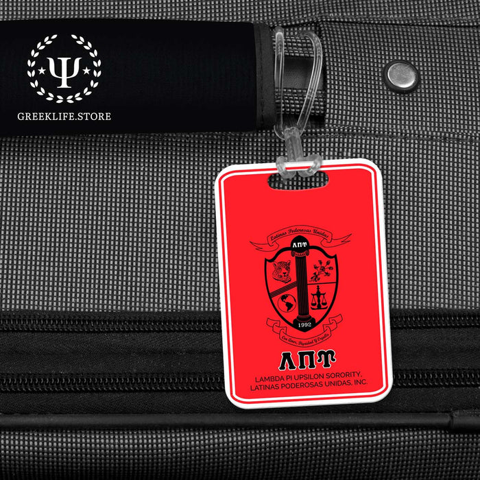 Lambda Pi Upsilon Luggage Bag Tag (Rectangular)