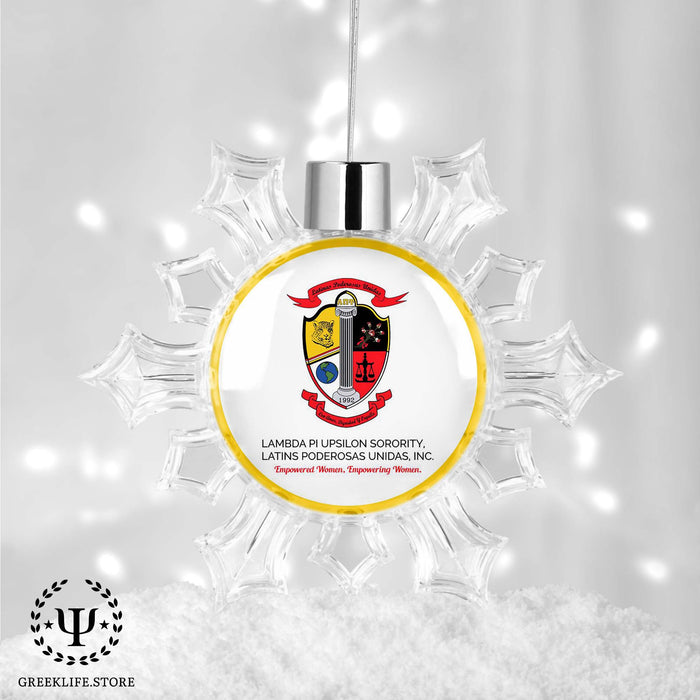 Lambda Pi Upsilon Christmas Ornament - Snowflake