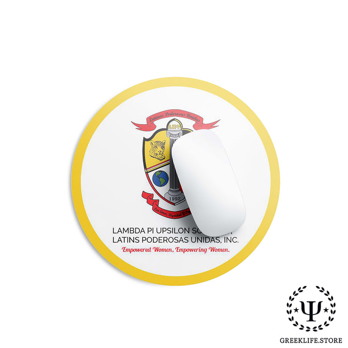Lambda Pi Upsilon Mouse Pad Round